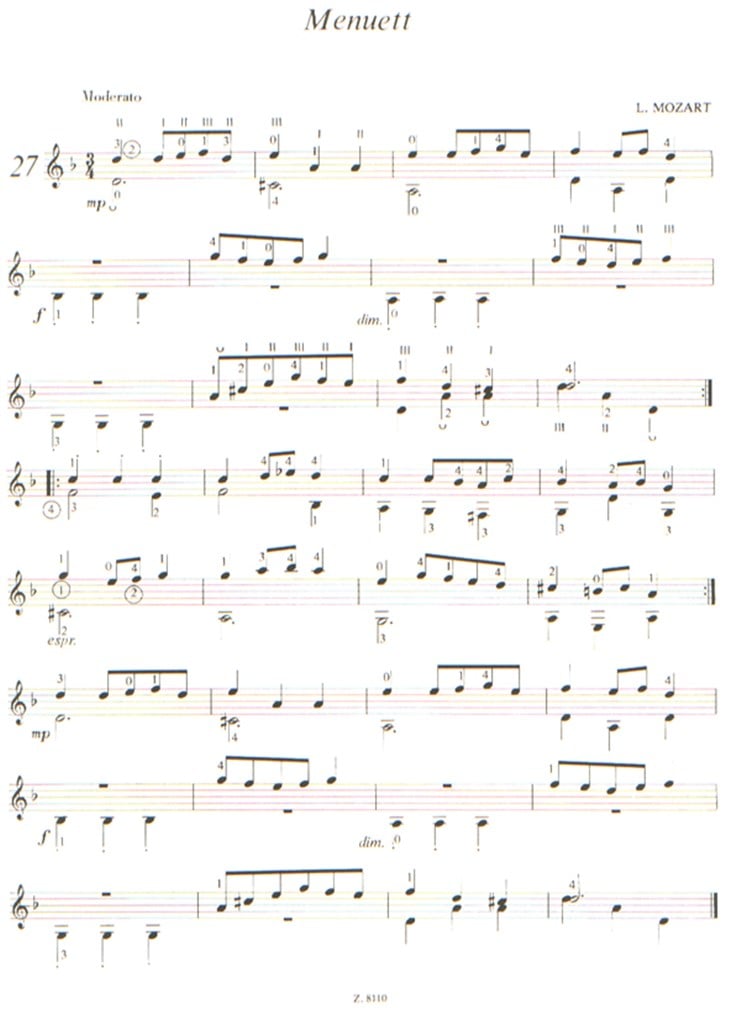 Gitarrenmusik für Anfänger I